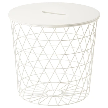 Стіл з місцем для зберігання KVISTBRO IKEA 303.494.52 білий