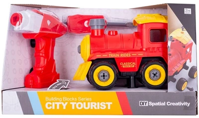 Поїзд з електродвигуном Diy Spatial Creativity LM8073-DZ-1 (CJ-1379241) 6910065481277