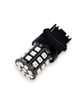 Світлодіодна лампа цоколь 3156 P27W T25 33SMD 2835 Жовте світло (50650)