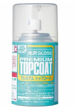 Лак глянцевый на водной основе Premium Top Coat Gloss Mr.Hobby B-601