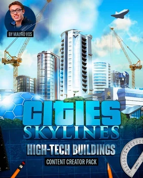 Доповнення Cities: Skylines - Content Creator Pack: High-Tech Buildings для ПК (Ключ активації Steam)