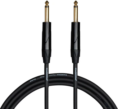 Кабель інструментальний Cascha CCA-G1BK6 (Advanced Line Guitar Cable, Black, 6 м)