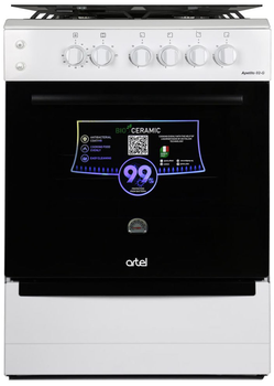 Плита газовая ARTEL Apetito 02-G White