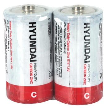 Батарейки HYUNDAI R14 C Heavy Duty (2 шт.)