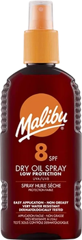 Сонцезахисна суха олія Malibu SPF 8 200 мл (5025135111655)