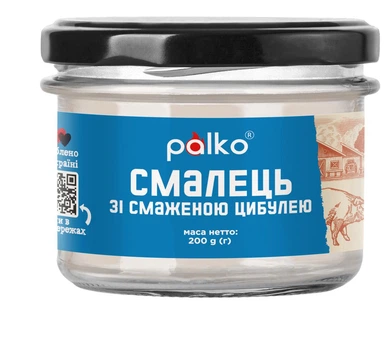 Смалець Palko зі смаженою цибулею 200г