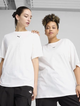 Футболка бавовняна жіноча Puma Ess Relaxed Tee 68497102 XS White (4067983641374)