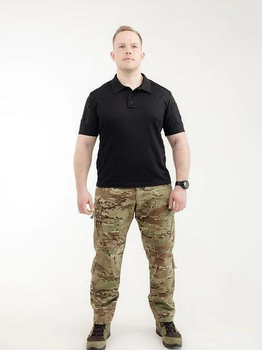 Поло тактичне MILIGUS Сич з коротким рукавом 5XL чорне