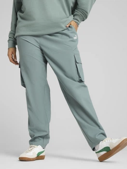 Спортивні штани жіночі Puma Ess Small No. 1 Logo Woven Cargo Pants Op 68497830 S Green Moon (4067983250842)