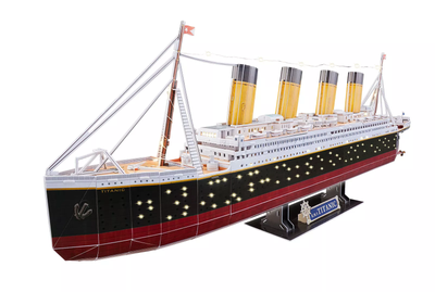 Пазл 3D Revell RMS Титанік LED 266 деталей (4009803001548)