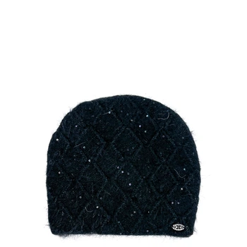 Шапка LuckyLOOK РИММА One Size Черный (597-686)