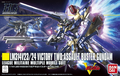 Модель для складання Bandai HGUC 1/144  VICTORY TWO ASSAULT BUSTER GUNDAM (4573102577511)