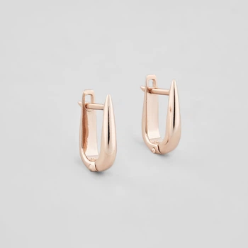Золотые серьги Minimal ЗВС-535-ч