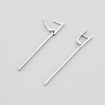 Срібні сережки Minimal 520765