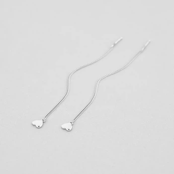 Срібні сережки Minimal 520855