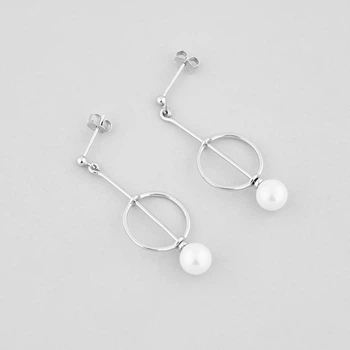 Серебряные серьги Minimal 521063б