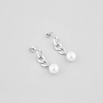 Серебряные серьги Minimal 521062б