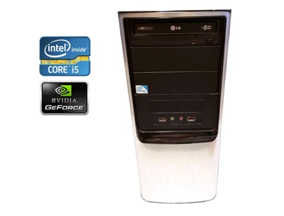 ПК Б-класс Gigabyte Tower / Intel Core i5-3330S (4 ядра по 2.7 - 3.2 GHz) / 8 GB DDR3 / 500 GB HDD / nVidia GeForce 210, 1 GB DDR3, 64-bit / DVD-RW / 400W б/у