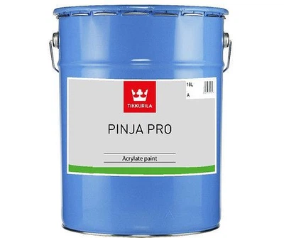 Краска для деревянных фасадов TIKKURILA PINJA PRO (ТИККУРИЛА ПИНЬЯ ПРО) 18л (A) белая