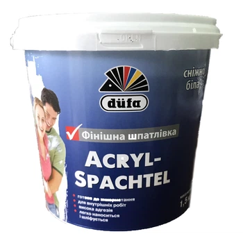 Шпаклівка фінішна Dufa Acryl-Spachtel 1,5кг
