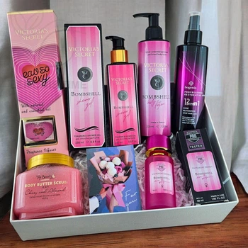 Подарочный набор косметики No Brand в стиле Victoria's Secret Bombshell 6 в 1 ver.02