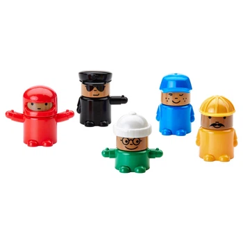 Іграшкові фігурки LILLABO 5 шт. IKEA 602.426.14 різнокольоровий