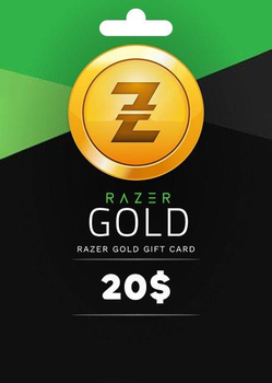 Картка поповнення RAZER GOLD $20 CARD US Регіон