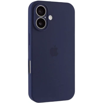 Чохол Fiji Silicone Case Full Camera для Apple iPhone 17 бампер накладка із захистом камери Dark Blue