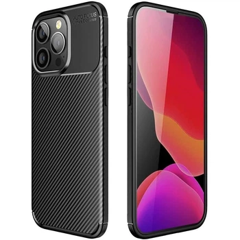 Чохол Fiji Ultimate Carbon для Apple iPhone 16 Pro протиударний чорний бампер