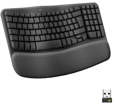 Клавіатура Logitech Wave Keys Bluetooth/Wireless Black (920-012304)