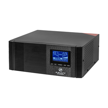 Гибридный инвертор Kraft KRF-AVR1200VA/1КW-12V (MPPT 30А) для подключения солнечных панелей.