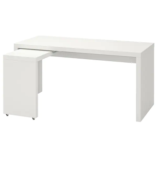 Компьютерный стол MALM 151x65 см IKEA 702.141.92 белый