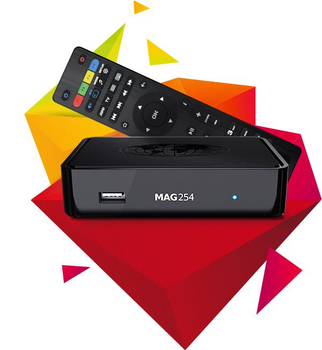 Приставка Linux IPTV/OTT MAG 254w1(WI-FI)