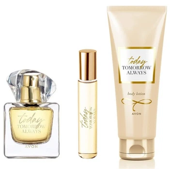Парфюмерно-косметичний набір Avon TTA Today з 3-х продуктів.