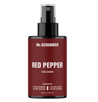 Одеколон после душа, после бритья Red Pepper Mr.SCRUBBER, 100 мл