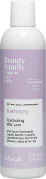 Шампунь для блеска сухих и тусклых волос NOOK BEAUTY FAMILY HARMONY VEGAN, 250 мл