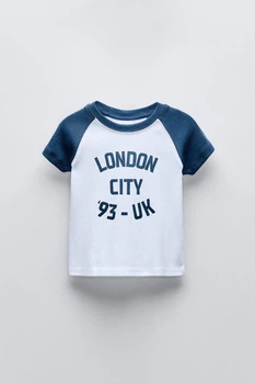Подростковая футболка для мальчика Zara 0722/720 164 см Белый