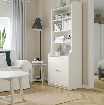Высокий шкаф с дверцами HAUGA IKEA 204.150.46