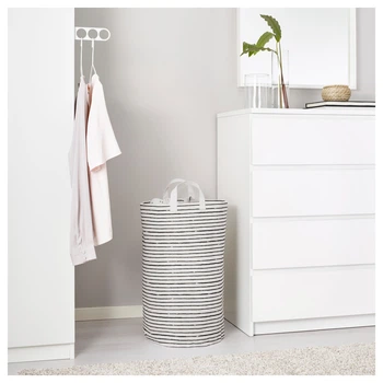 Сумка для белья KLUNKA IKEA 503.643.71 бело/черный