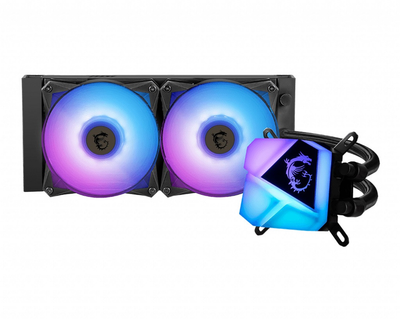 Система водяного охолодження MSI MAG CoreLiquid C280; Intel: LGA2066/2011/1700/1151/1150/1155/1156/LGA1366,
