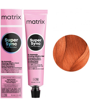Крем-краска без содержания аммиака Matrix Super Sync Pre Bonded 7CC+ 90 мл