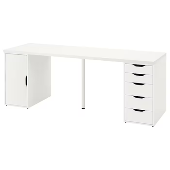 Стол LAGKAPTEN/ALEX IKEA 895.216.95 белый
