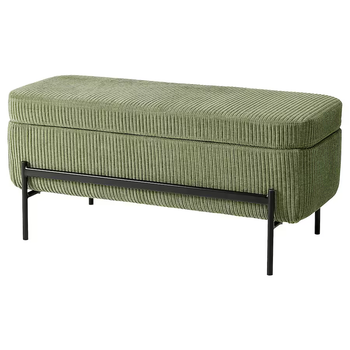 Скамейка/пуф с местом хранения VALTORP IKEA 405.702.39 зеленый