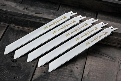 Набір полотен по дереву і пластику TAKAGI SHARK HSS Сobalt для шабельних пилок 200/1,3 мм 8 TPI 5 шт (1301488)