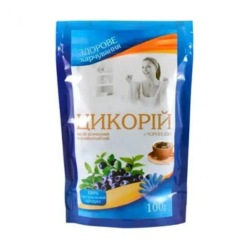 Напій розчинний "Цикорій" з чорницею ТМ Верховина, 100г