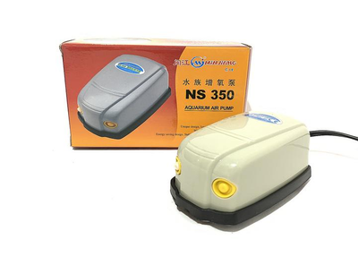 Компрессор для аквариума одноканальный воздушный MJ NS 350 2L/min