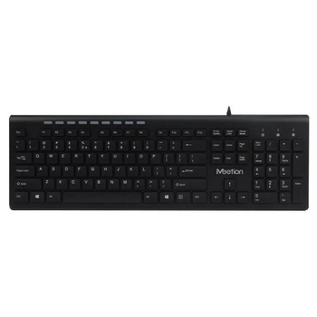 Дротова Клавіатура Meetion Multimedia Ultrathin Keyboard K842M USB інтерфейс Чорний