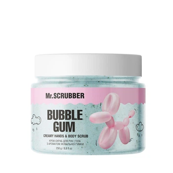 Крем-скраб для рук і тіла Mr.SCRUBBER з ароматом жувальної гумки Bubble Gum 250г