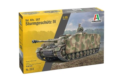 Збірна модель 1/35 САУ Sd. Kfz. 167 SturmGeschutz IV Italeri 0223