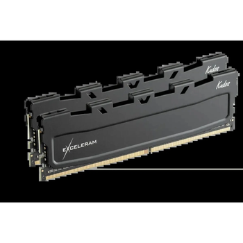 Модуль памяти для компьютера DDR5 32GB (2x16GB) 6400 MHz Black Kudos eXceleram (EK50320643238CD)